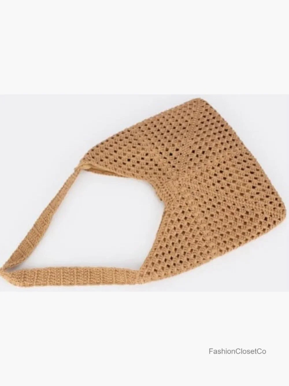 Handwoven Slouchy Hobo Bag with Beaded Accents Cotton Straw Tote